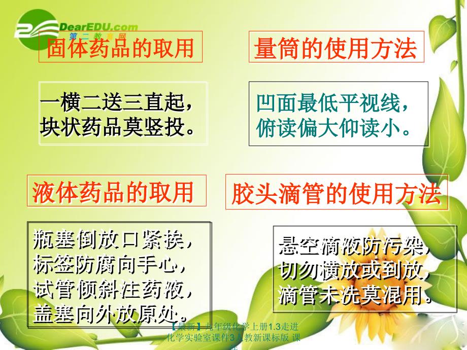 最新九年级化学上册1.3走进化学实验室课件3人教新课标版课件_第4页