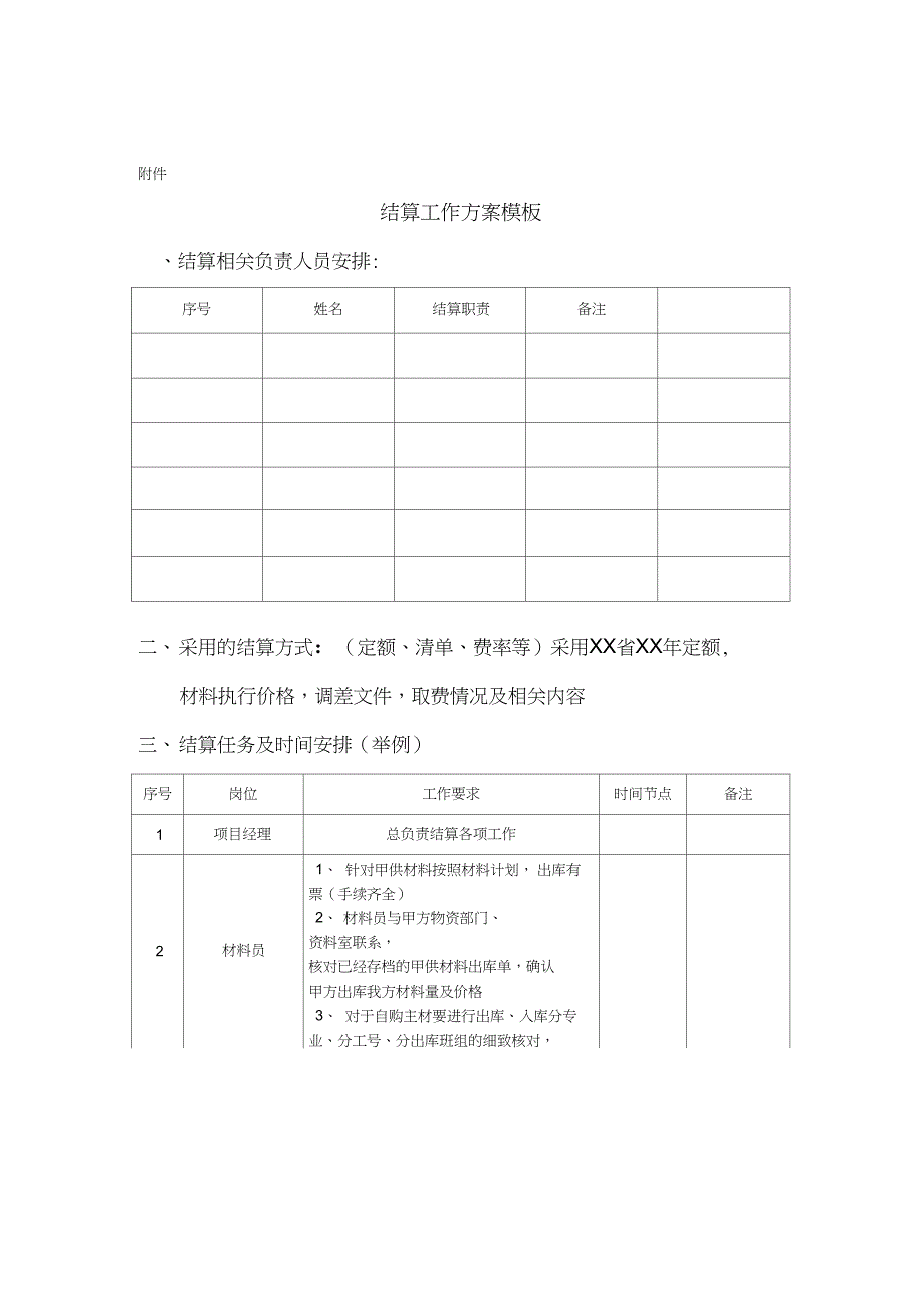 工程结算工作实施方案模板_第3页