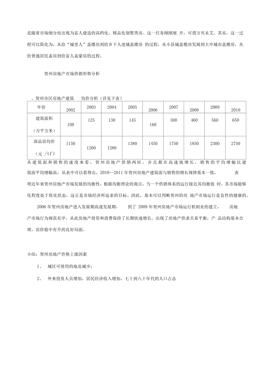 广西贺州市房地产市场调查_第3页