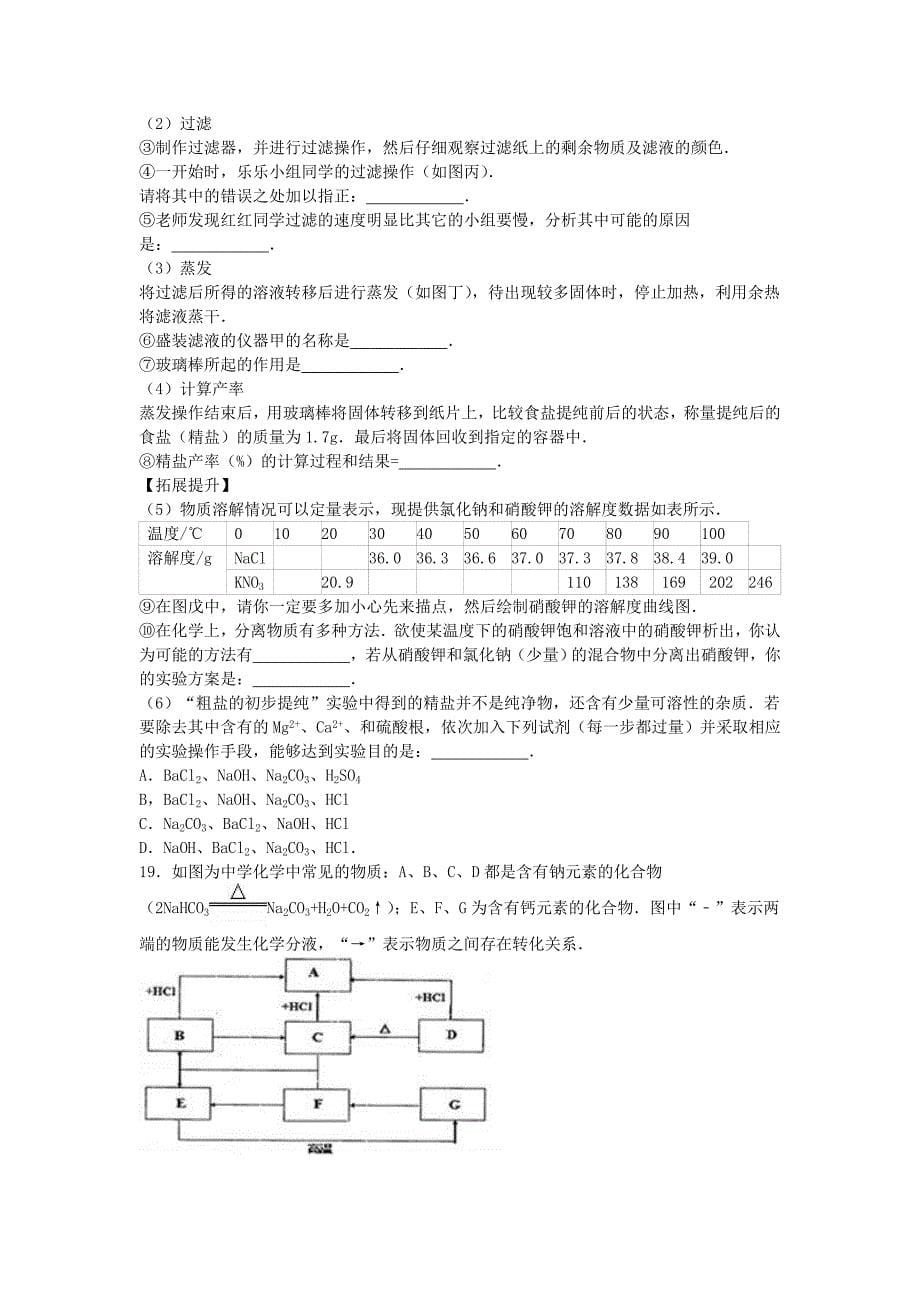 辽宁省沈阳市皇姑区2016年中考化学二模试卷（含解析）_第5页