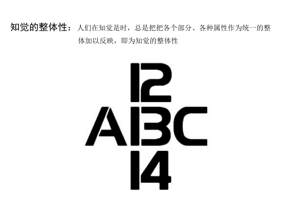 知觉的整体性人们在知觉是时总是把把各个部分各种属_第1页