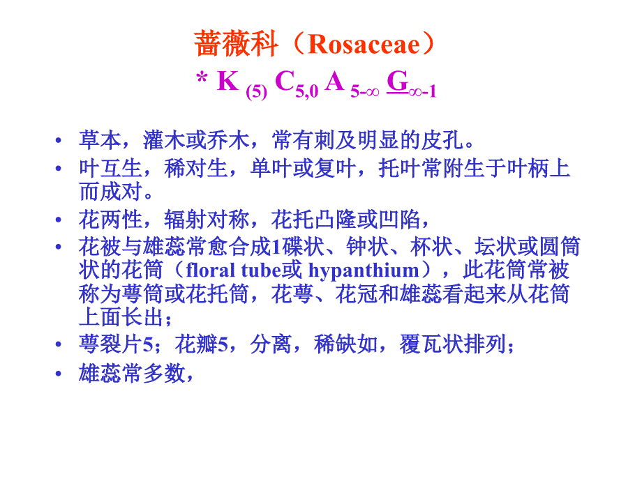 植物学教学课件：6 蔷薇科（4亚科）_第1页