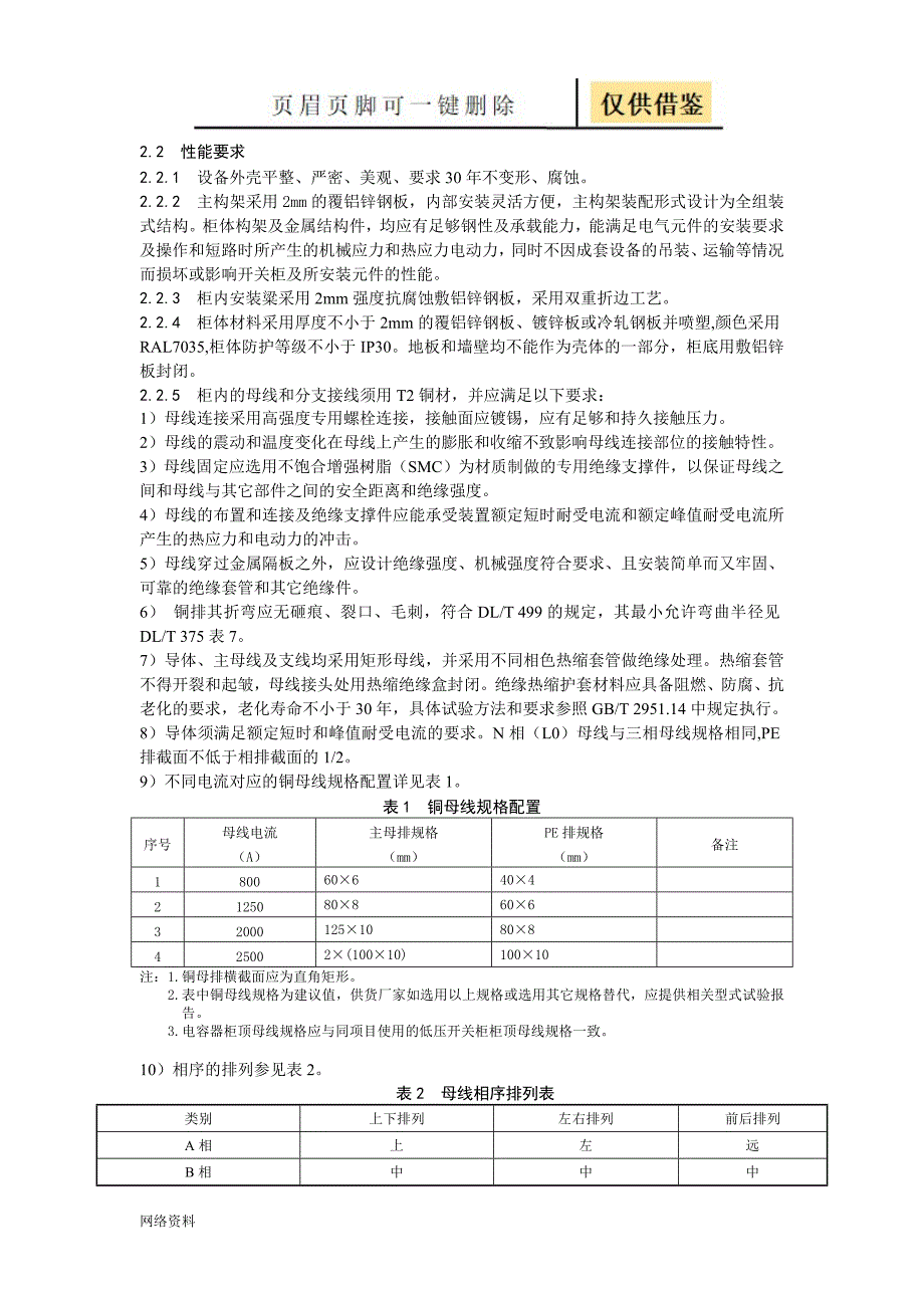 低压电容器柜技术规范【技术相关】_第4页