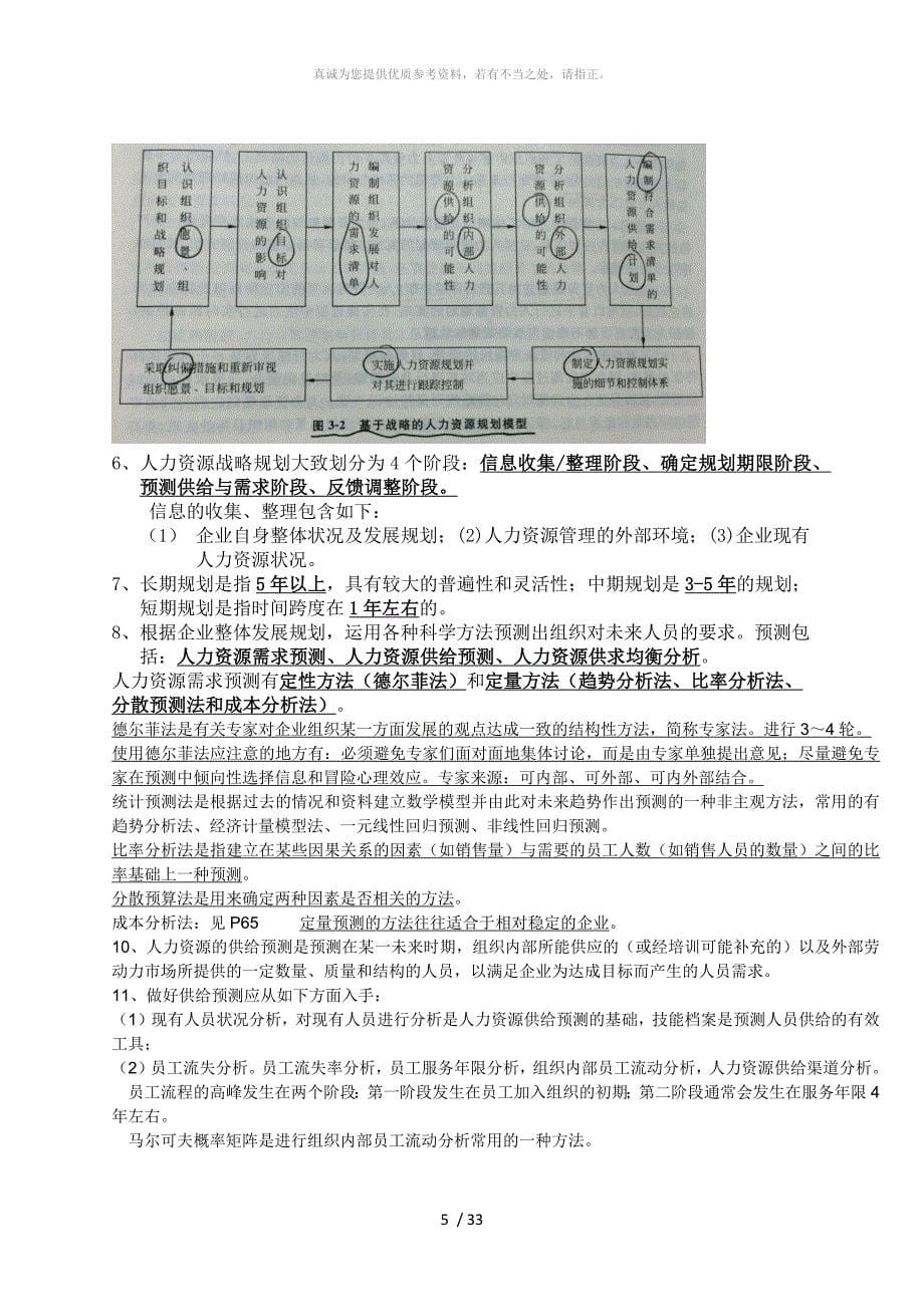 自考现代企业人力资源概论复习知识_第5页