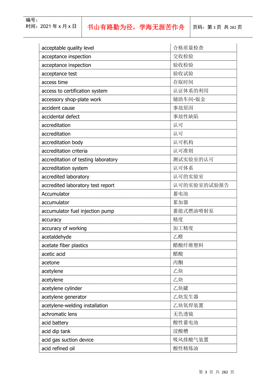 万条汽车术语-中英对照表格-可制作Trados术语库-(1)(20_第3页