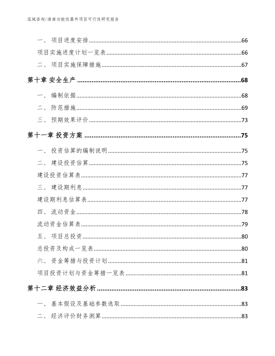 淮南功能性器件项目可行性研究报告_第4页