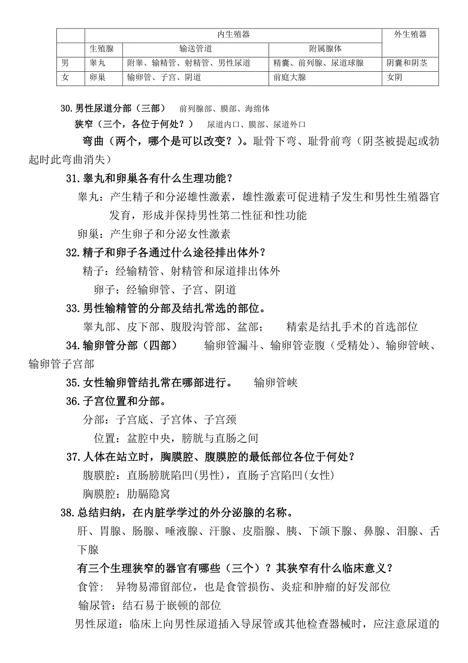 系统解剖学重点考点及答案_第4页