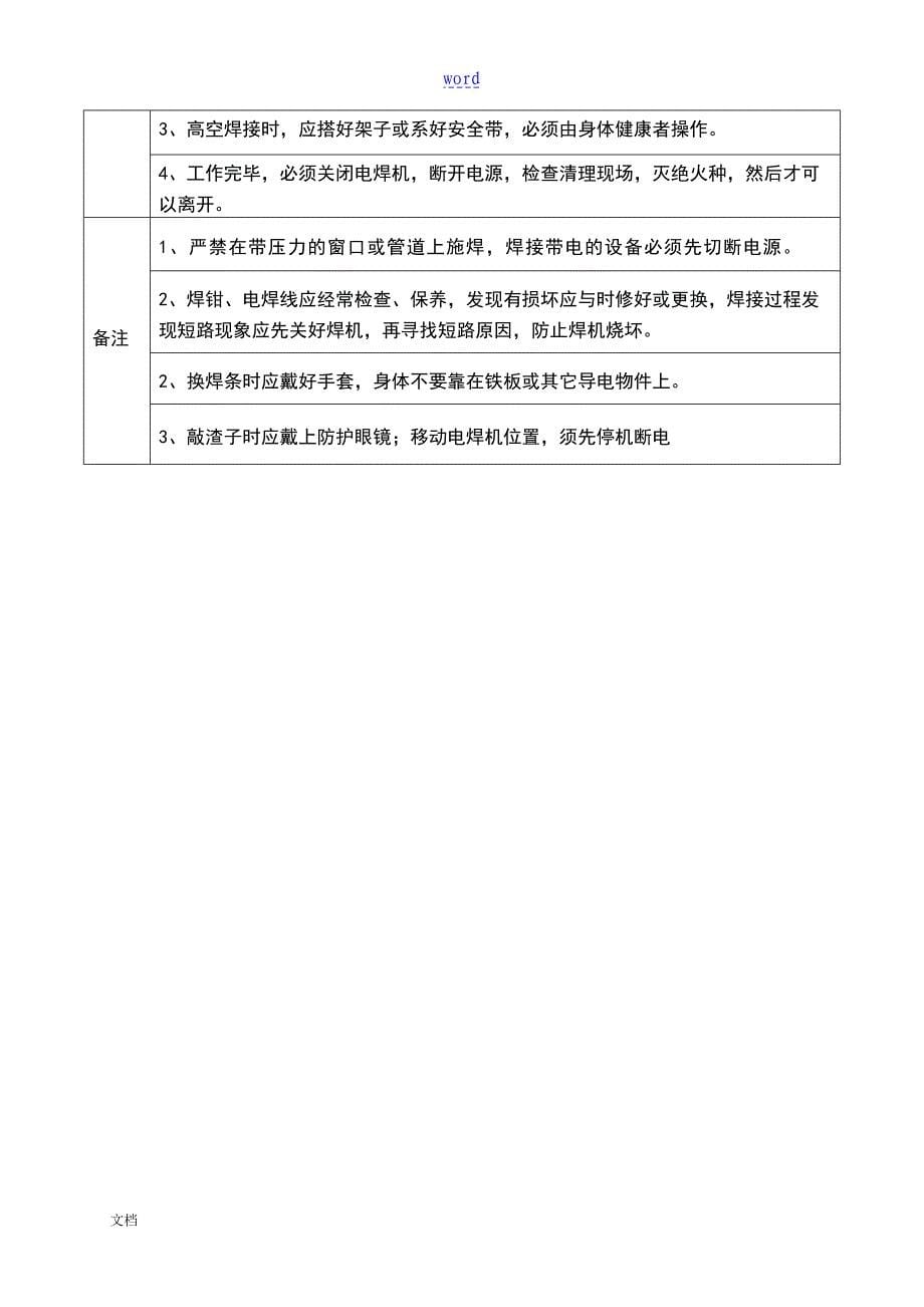 岗位风险识别卡+员工伤害应急预案(DOC 16页)_第5页