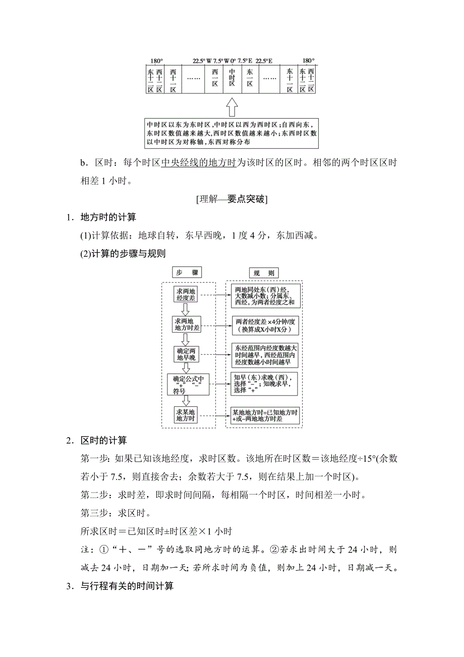 新版【湘教版】高三一轮讲练：第4讲地球的自转及其地理意义含答案_第3页