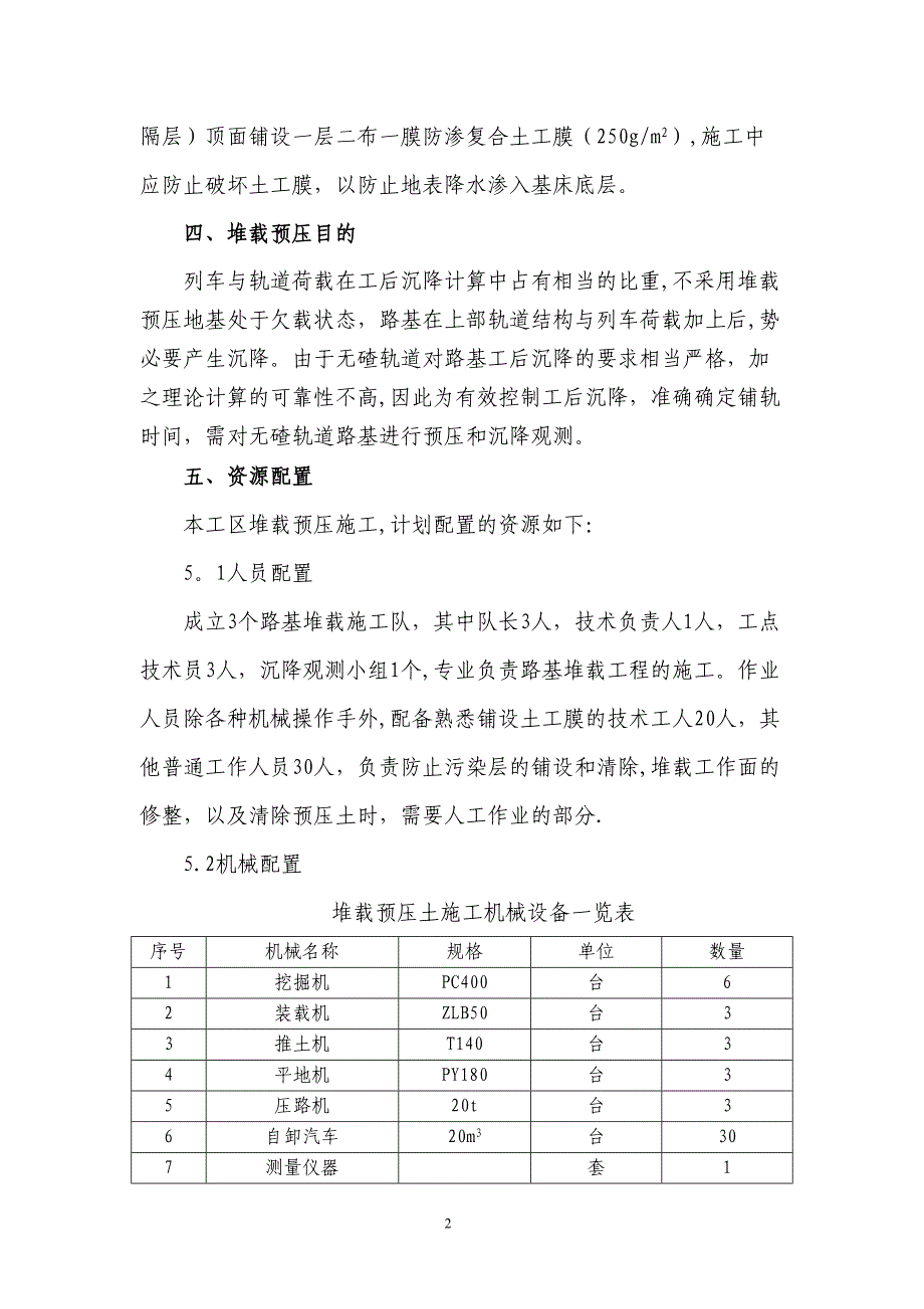 堆载预压施工方案(1)【建筑施工资料】(DOC 11页)_第3页