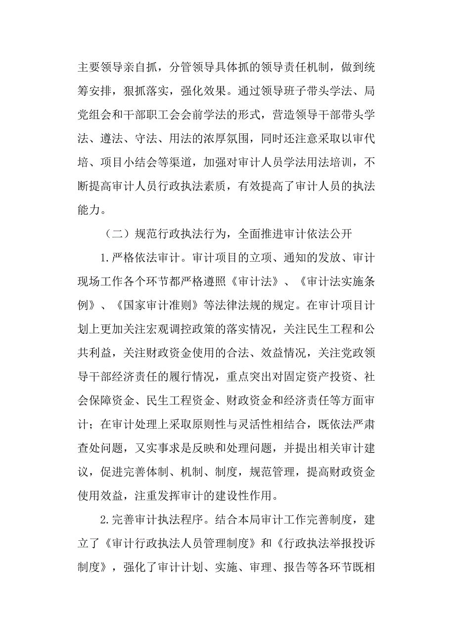 审计局依法治区工作总结范文.docx_第2页