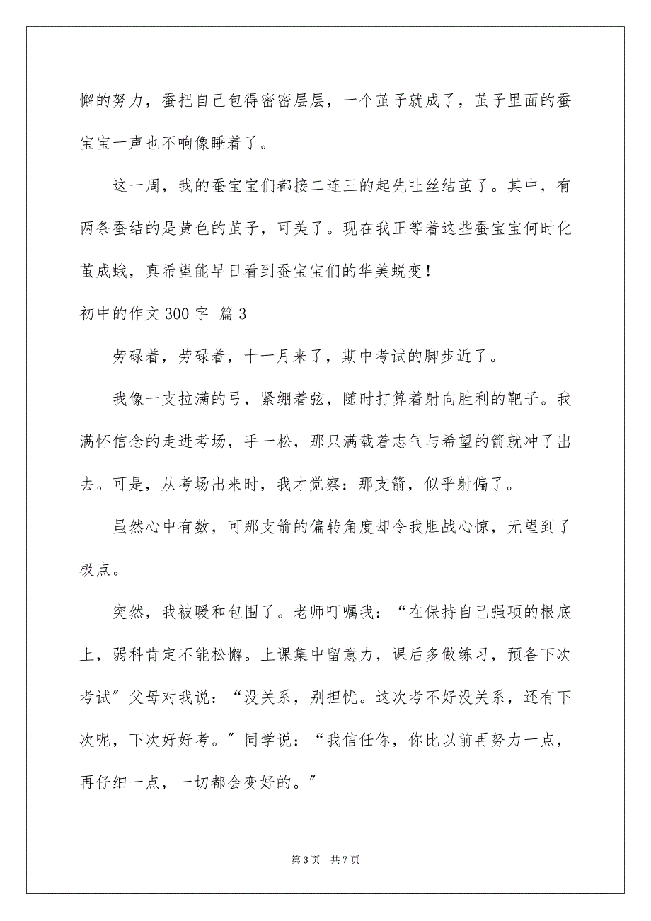 2023年初中的作文300字1.docx_第3页