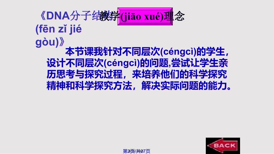DNA分子结构说课实用教案_第2页