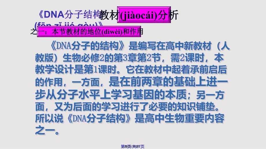 DNA分子结构说课实用教案_第3页