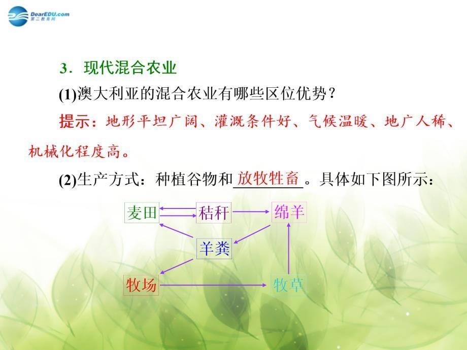 山东专用高考地理 第七章 第一讲 农业区位因素与地域类型课件_第5页