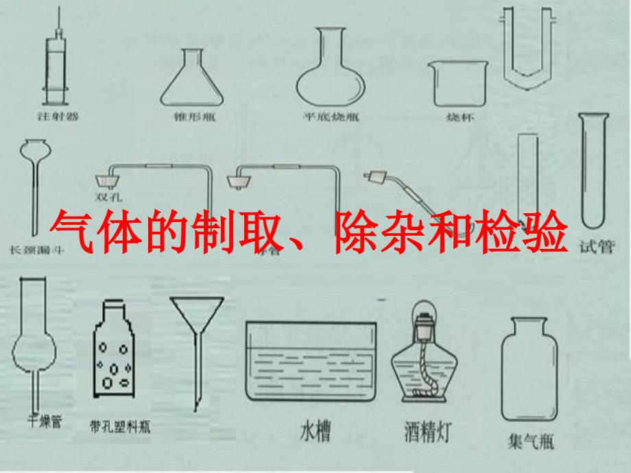 气体的制取和检验_第1页