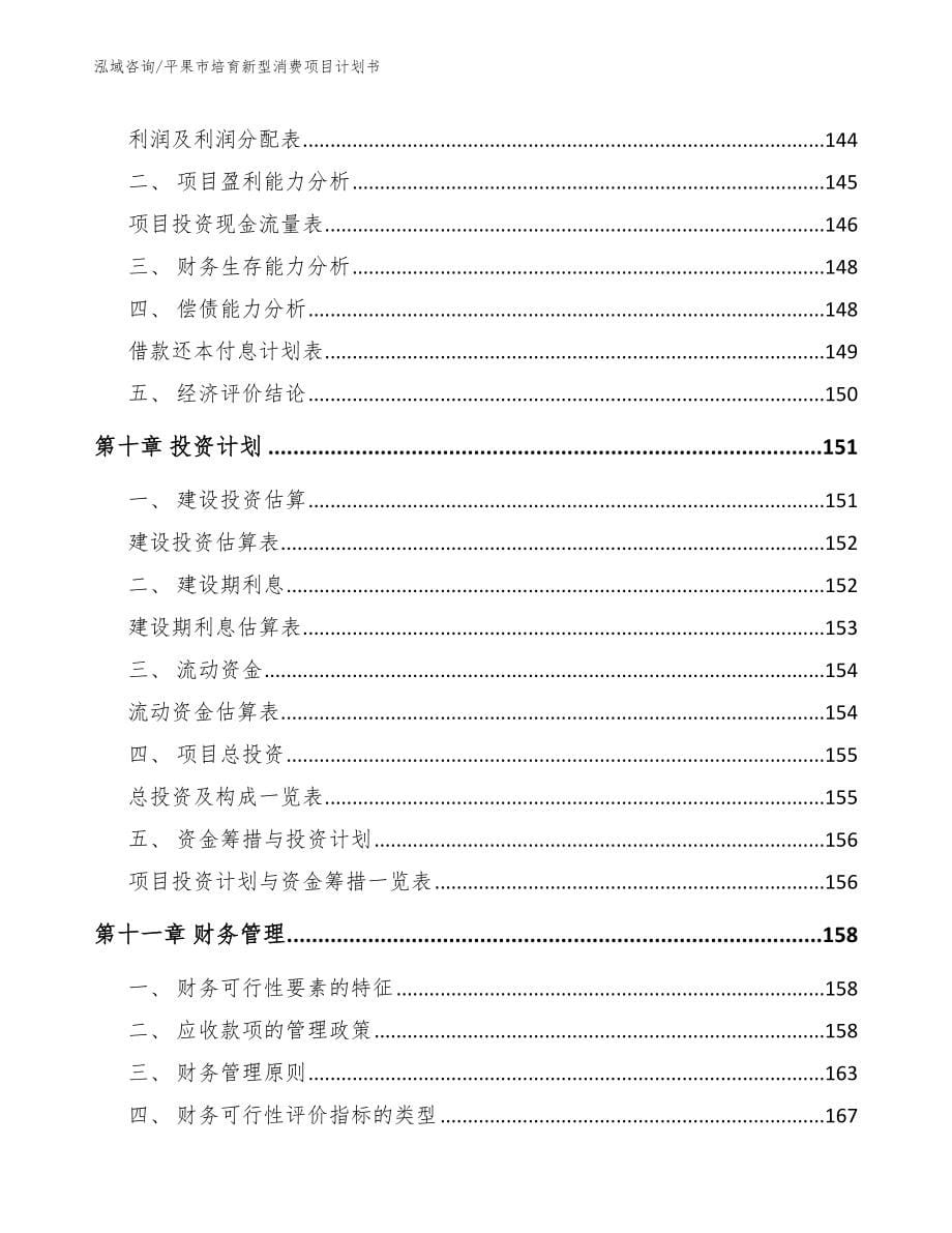 平果市培育新型消费项目计划书_范文_第5页