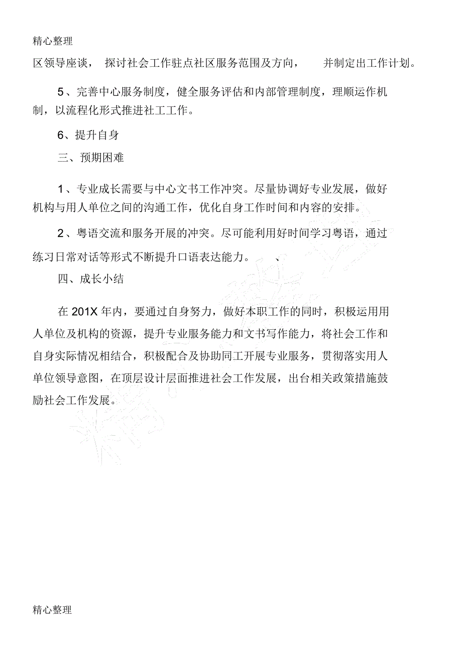 社工个人成长计划_第2页