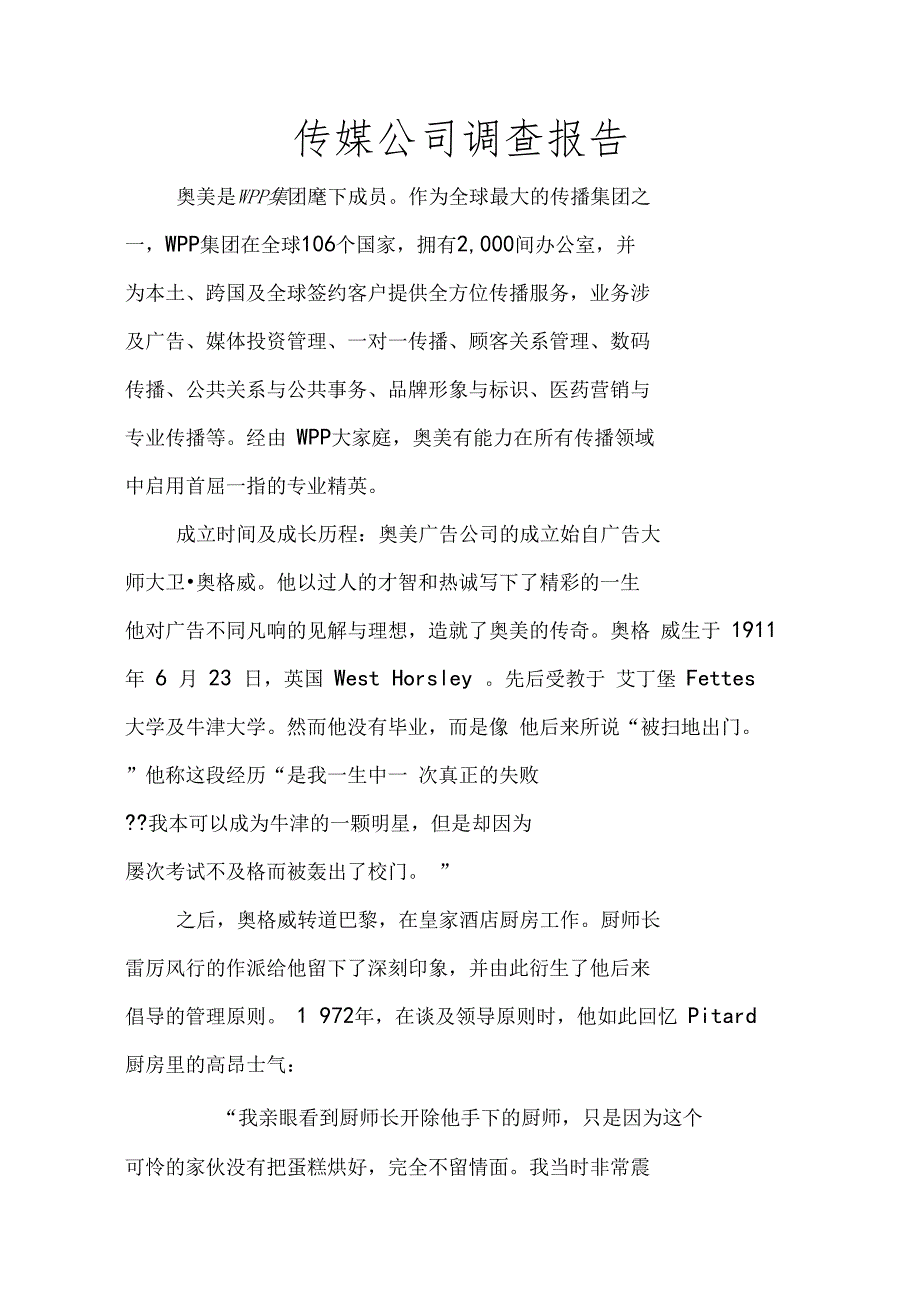 传媒公司调查报告_第1页