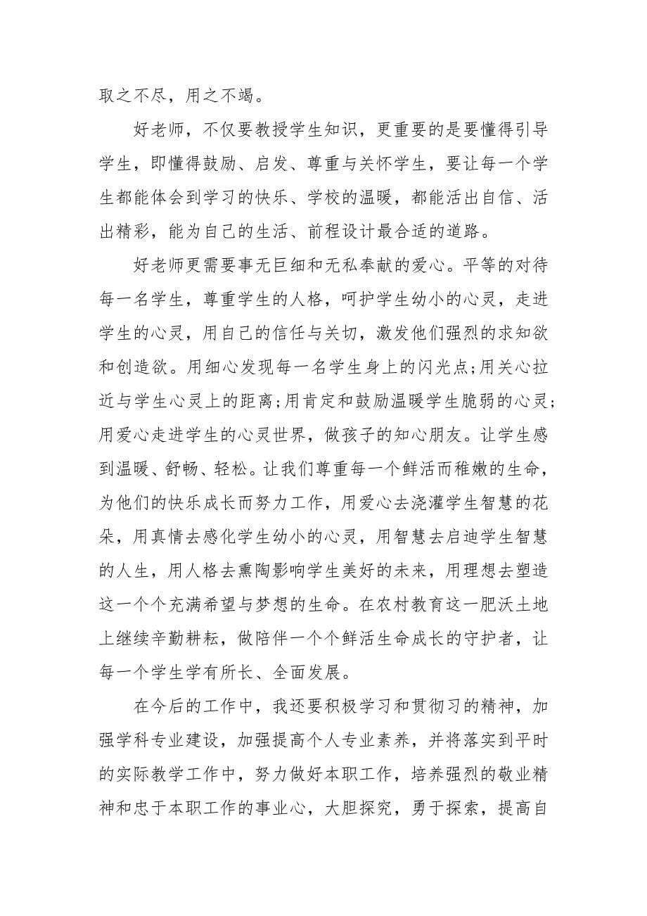 做人民满意的好老师心得体会.docx_第5页