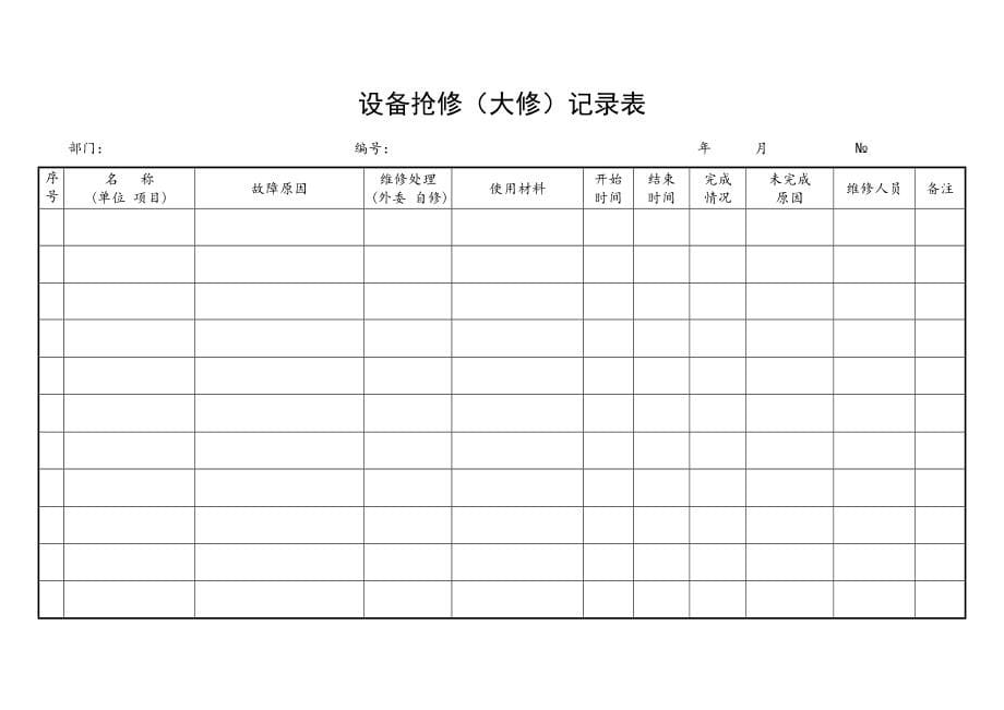 物业工程设备管理表格.doc_第5页