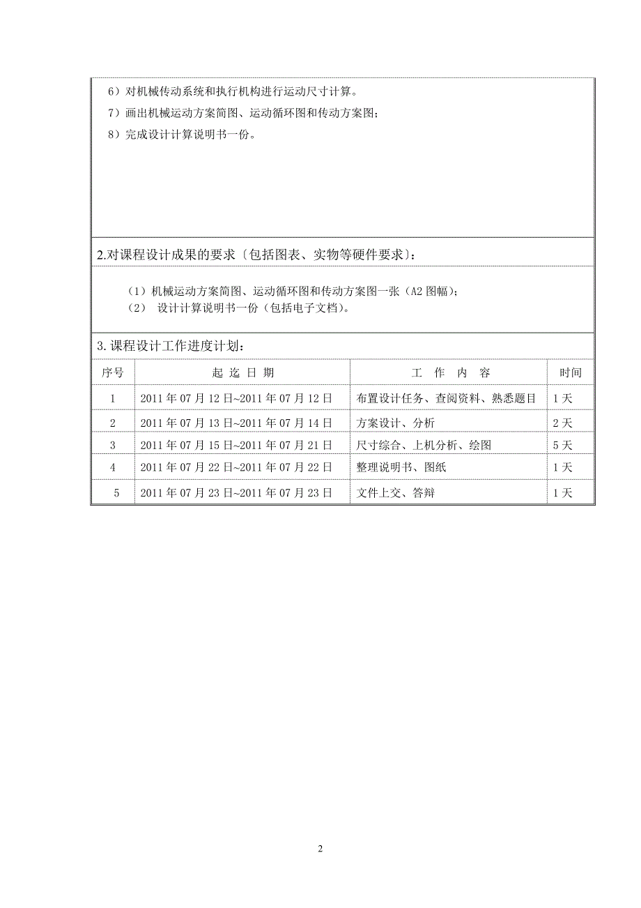 机械原理课程设计-医用棉签卷棉机设计方案与分析.doc_第2页