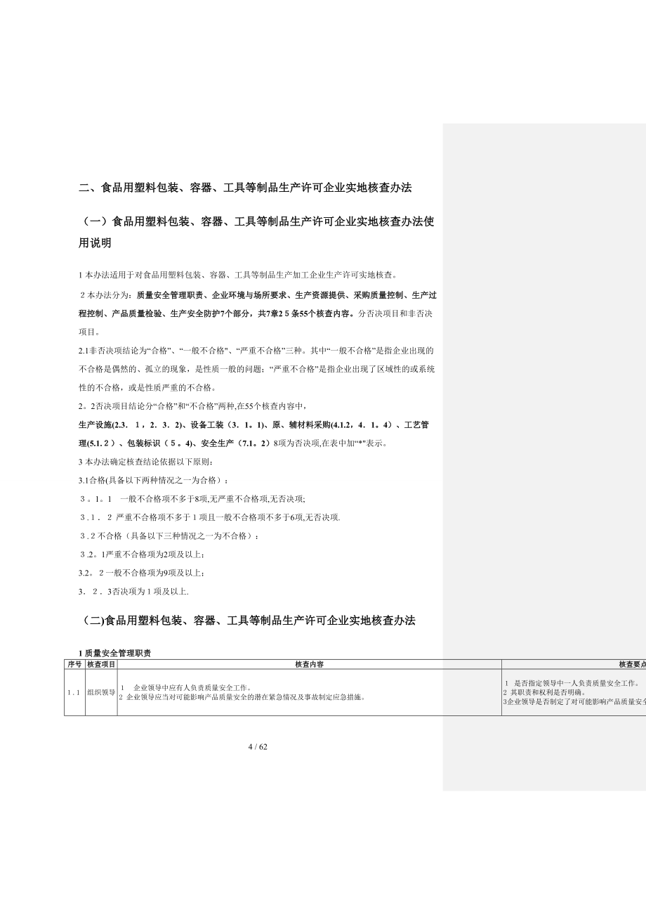 食品用包装生产许可审查细则(改版)_第4页