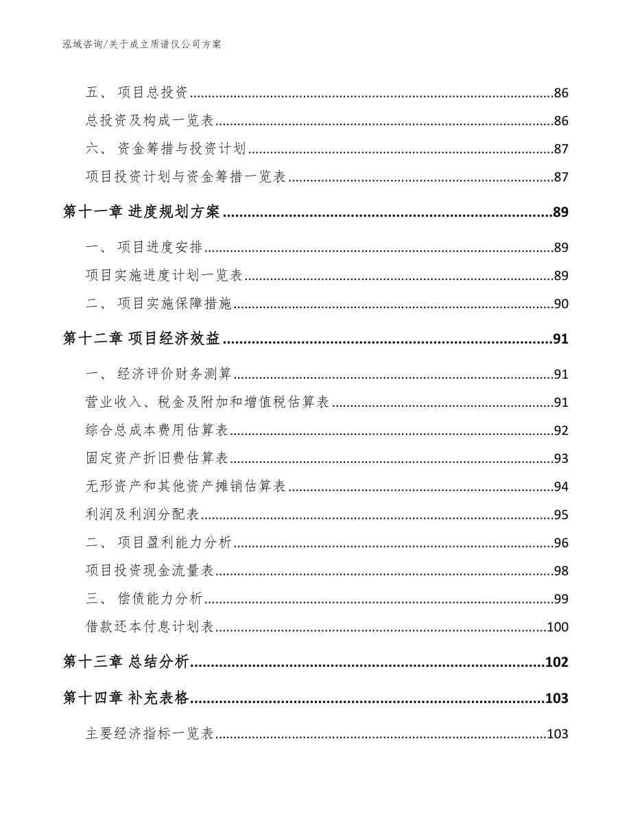 关于成立质谱仪公司方案_第5页