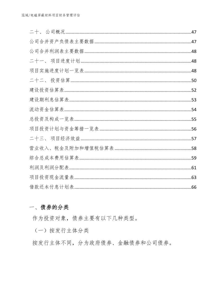 电磁屏蔽材料项目财务管理评估_第2页