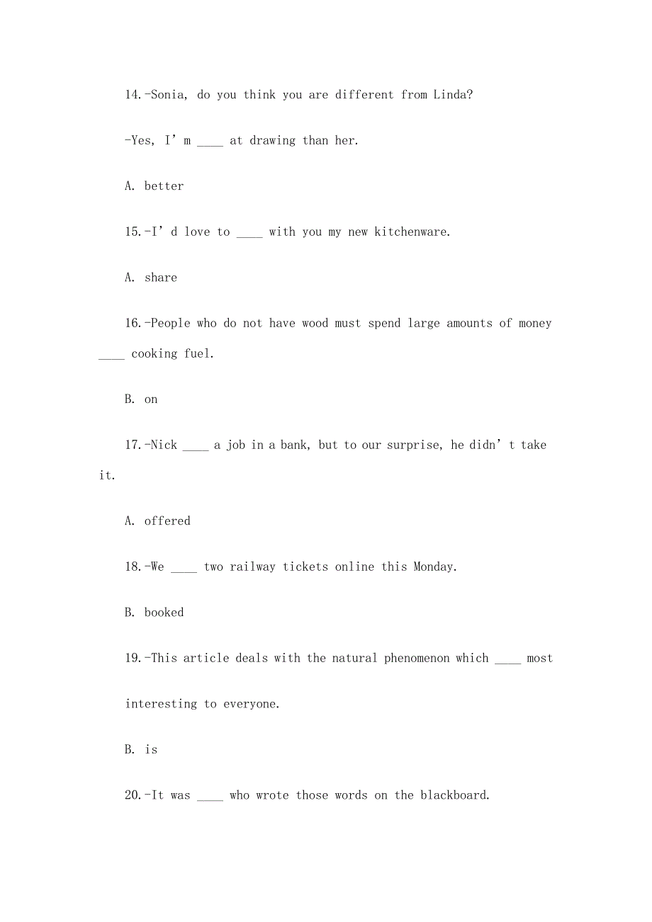 理工英语形成性考核册答案.doc_第3页