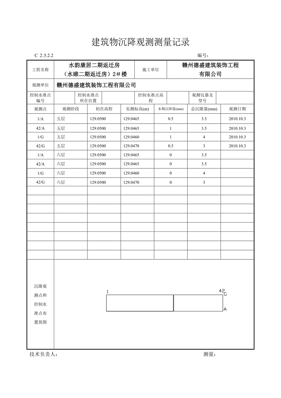 建筑物沉降观测测量.doc_第2页