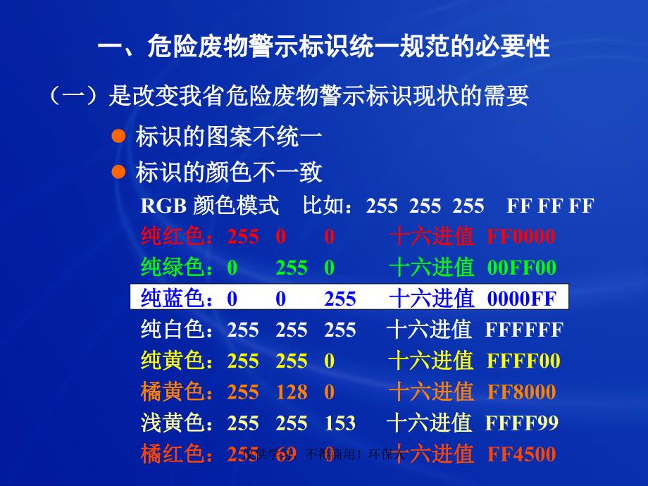 危险废物警示标识设置的说明_第3页