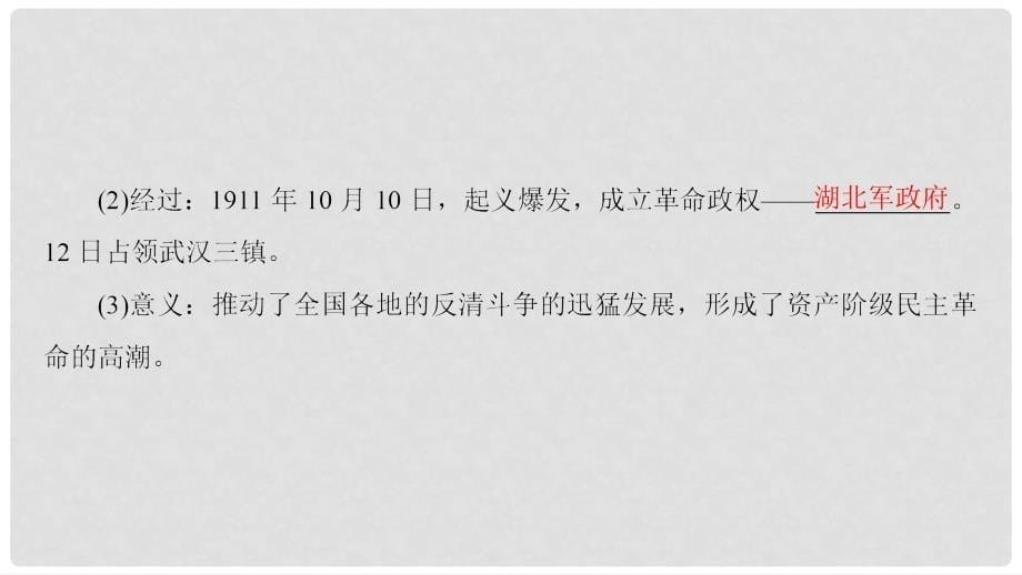 高考历史一轮复习 第2单元 近代中国的反侵略反封建斗争和民主革命 第4讲 辛亥革命和新民主主义革命的兴起课件 北师大版_第5页