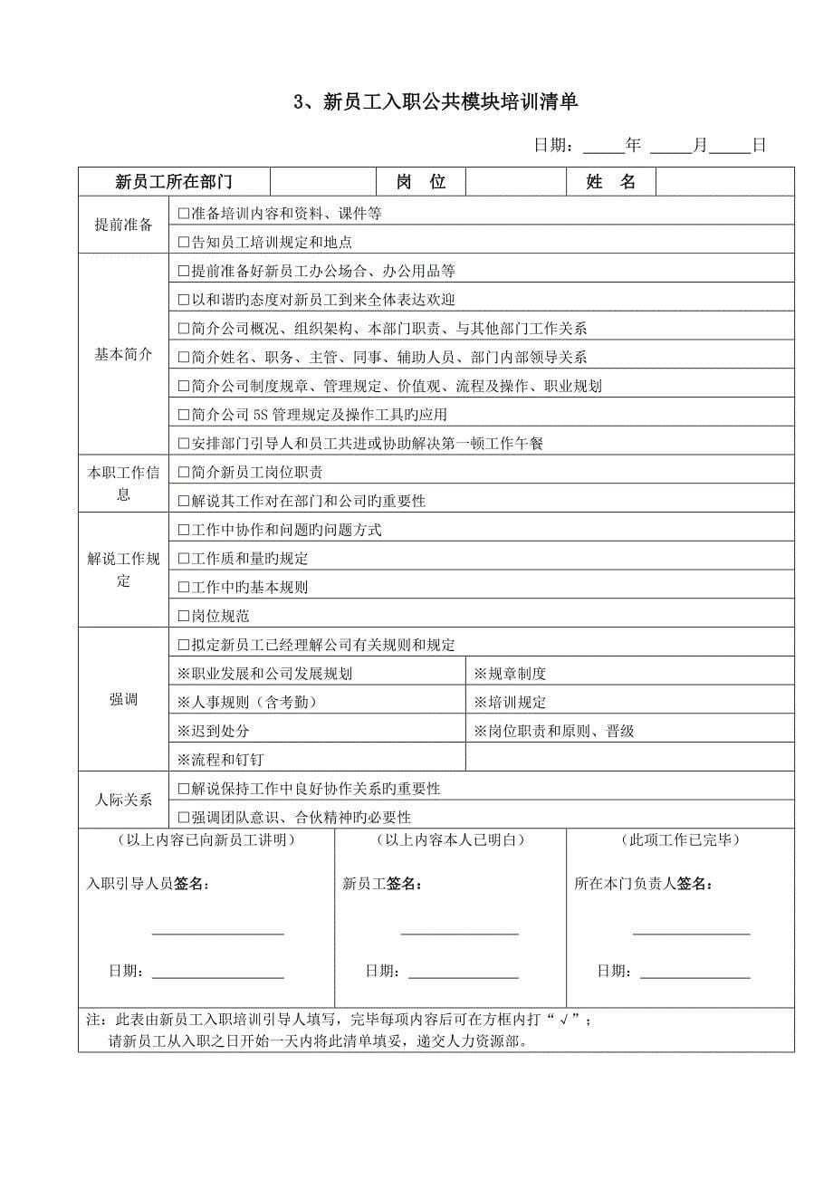 新员工试用期培训流程及方案_第5页