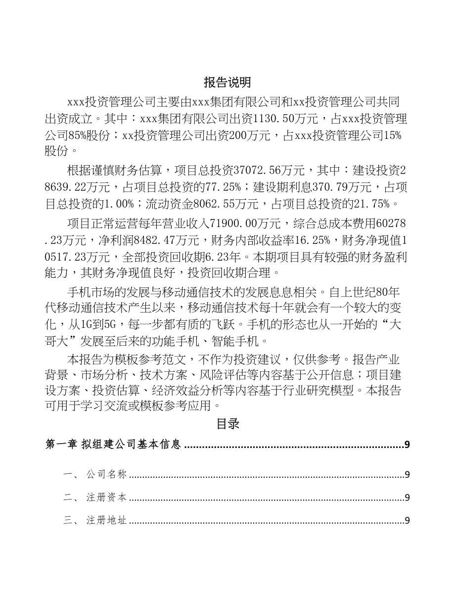 宁波关于成立导光结构件公司可行性报告(DOC 100页)_第2页