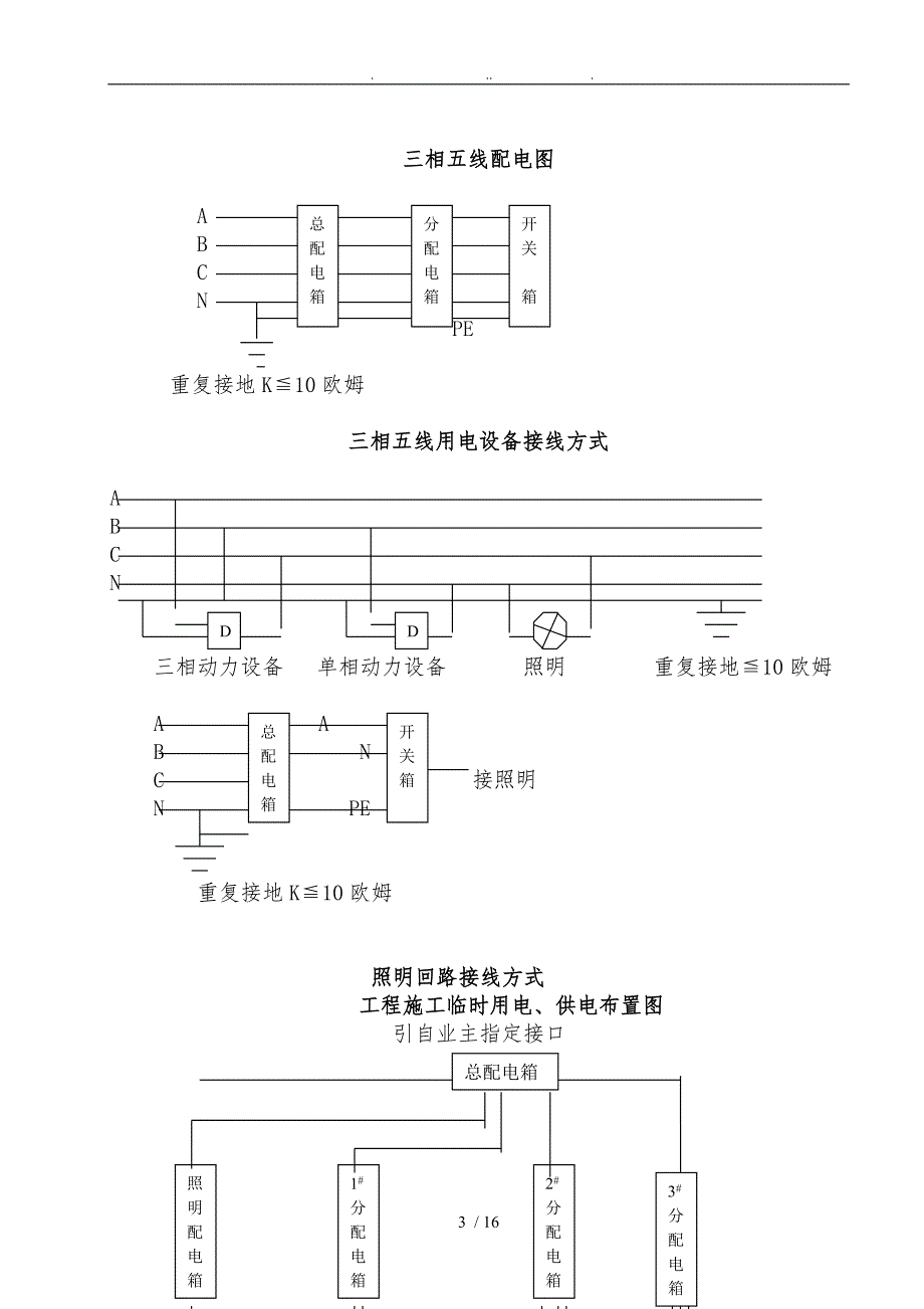 临时用电用水工程施工组织设计方案_第4页