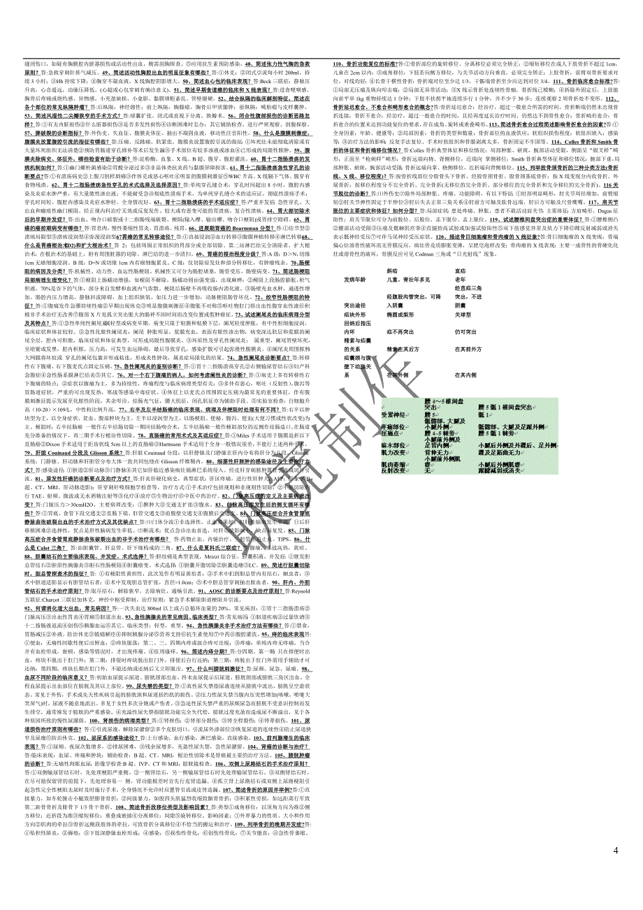 外科笔记打印版_第4页