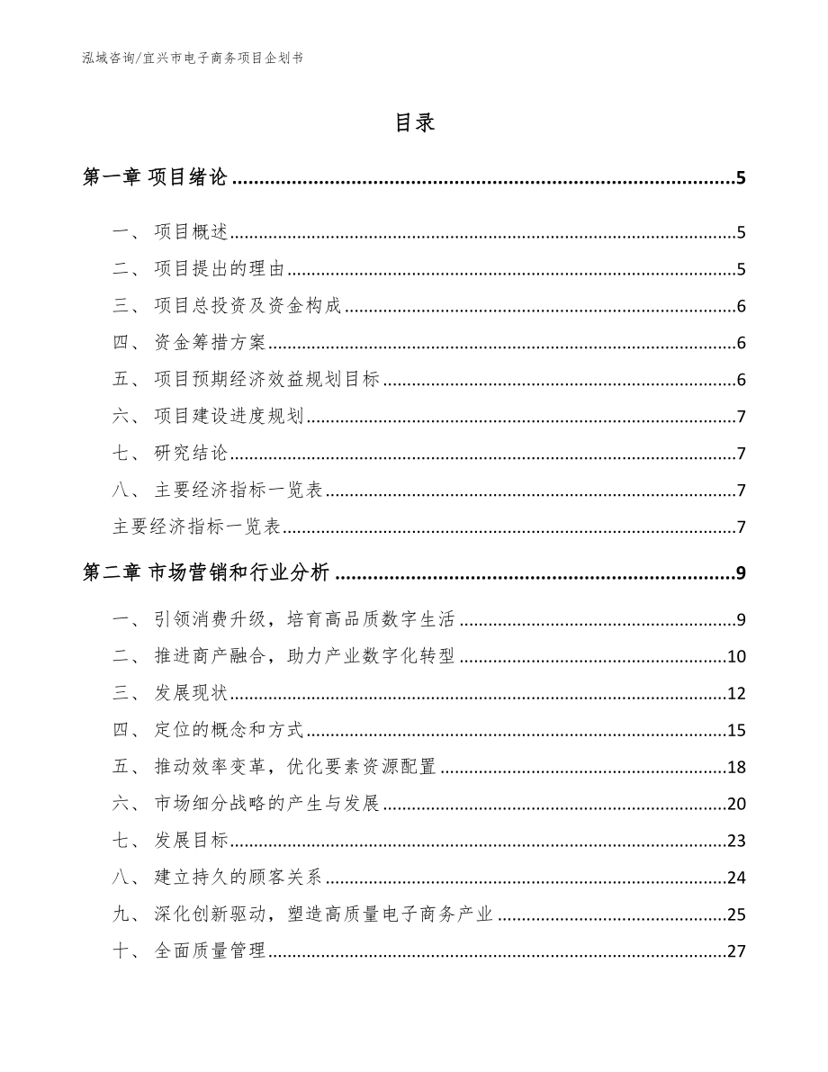 宜兴市电子商务项目企划书_第1页