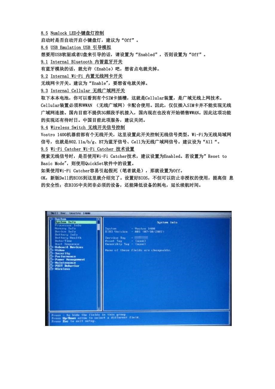 新版DELL笔记本BIOS设置_第5页