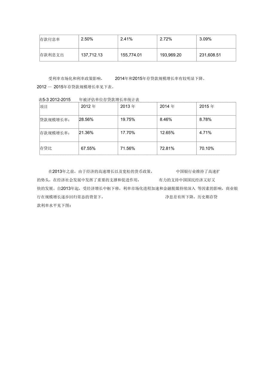 商业银行收益法评估技术说明书_第5页