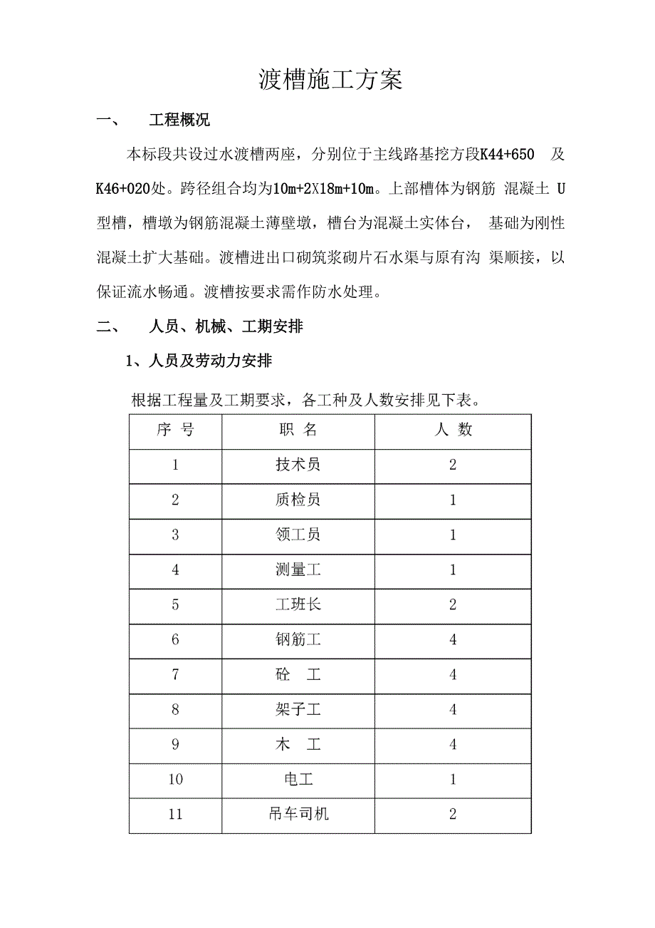 渡槽施工方案._第1页