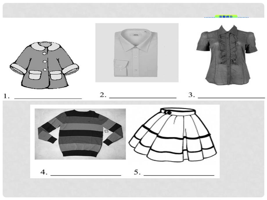 甘肃省玉门市花海中学七年级英语上册 Unit 2 Colours and Clothes Lesson 7 Jenny&#39;s New Skirt课件 冀教版_第2页