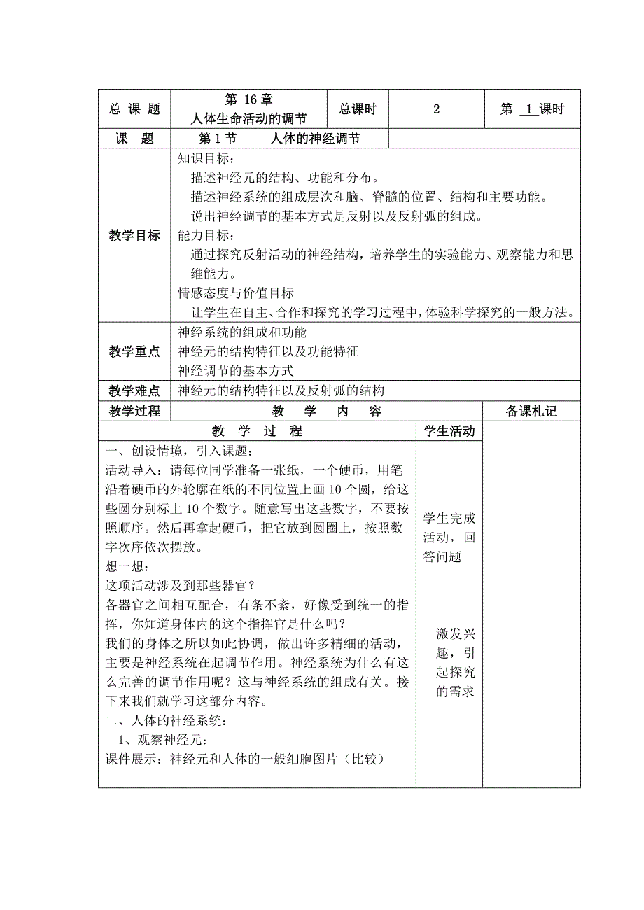 人体的神经调节.doc_第1页