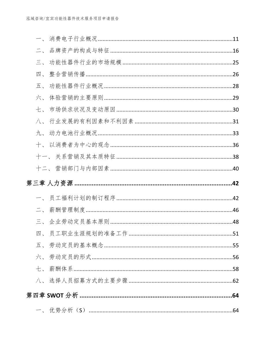 宜宾功能性器件技术服务项目申请报告_模板_第3页