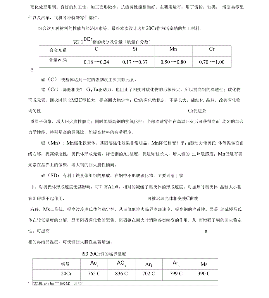 汽车发动机活塞销的选材与热处理工艺课程设计_第4页