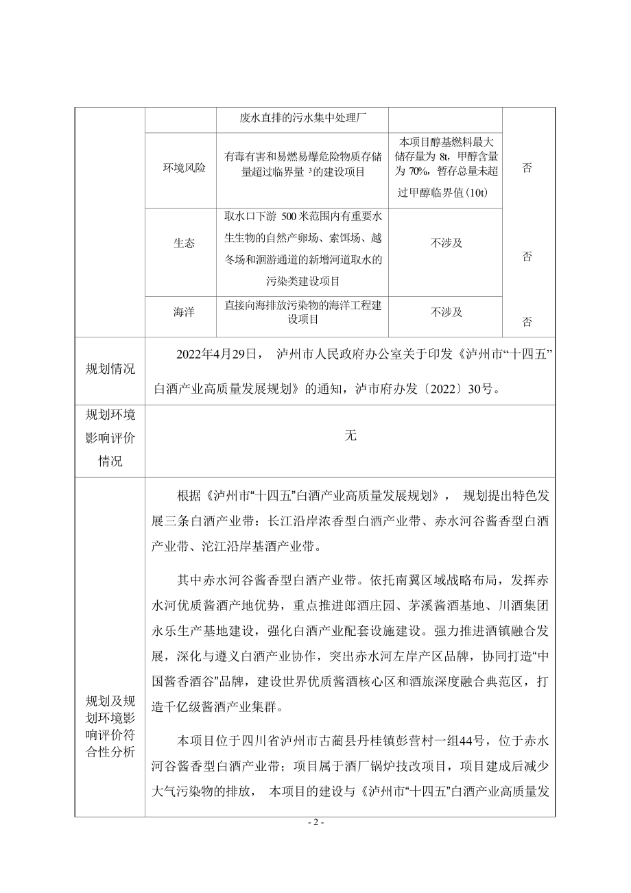 四川龙霸台酒业有限公司锅炉技改项目环境影响报告.docx_第3页