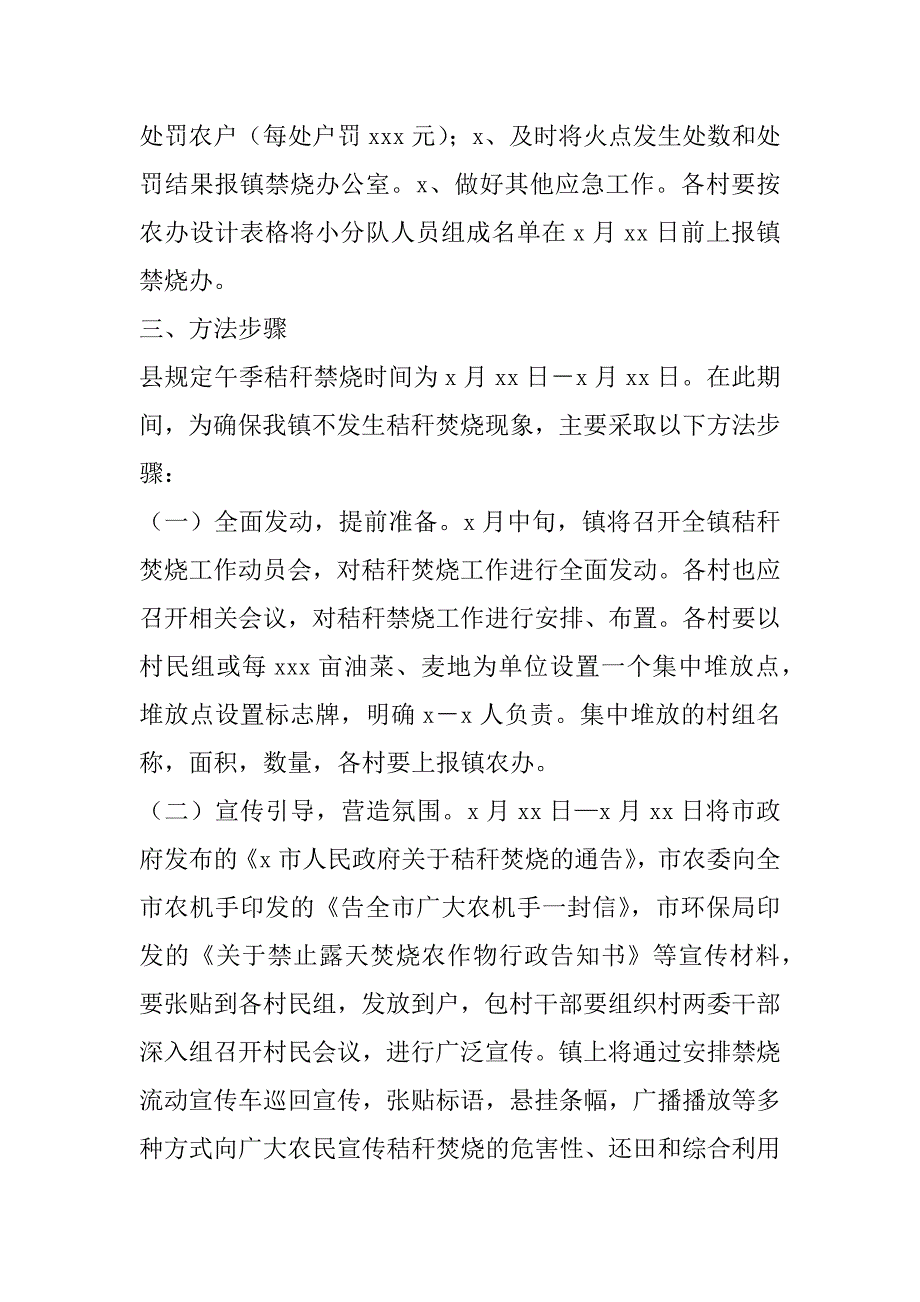 2023年0531：年度秸秆禁烧工作实施方案_第3页