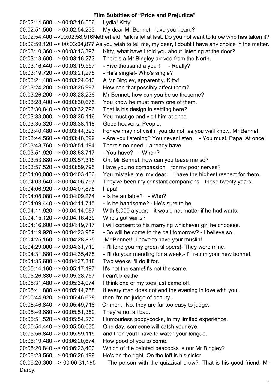 傲慢与偏见05版电影字幕 (2).doc_第1页