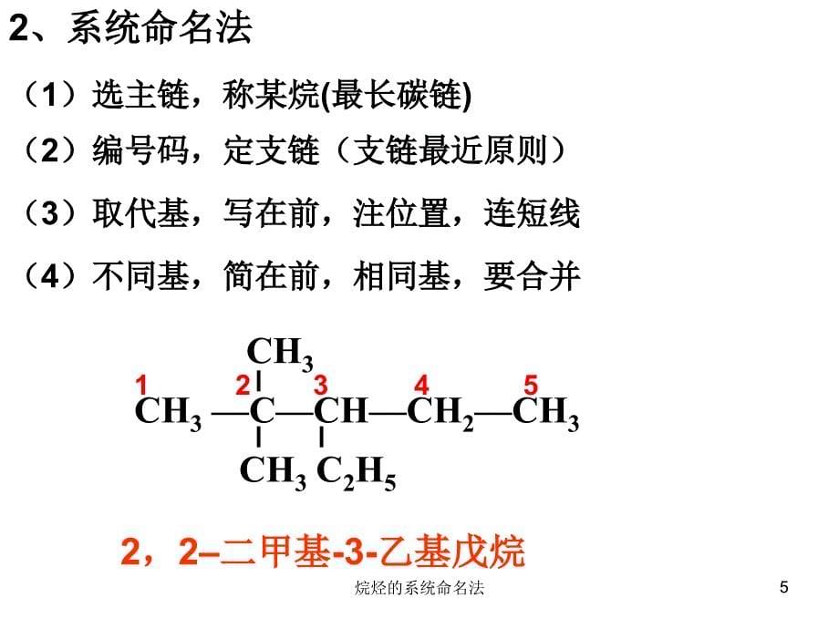 烷烃的系统命名法课件_第5页