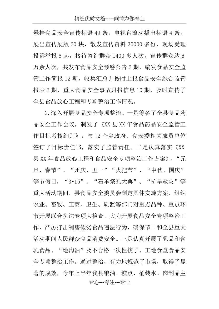 XX年食品药监局工作总结及XX年工作要点_第2页